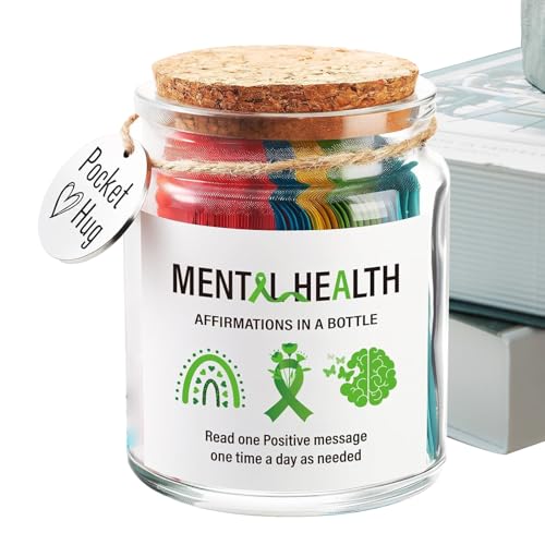 Positive Nachrichten in einer Flasche, kleine Inspirationale Jar, 3,31 x 2,17 x 2,72 Zoll, emotionale Unterstützungskarten für Stressabbau und Wellness, Ermutigung. Geringes Gewicht Positive Nachrichten in einer Flasche, kleine Inspirationale Jar, 3,31 x 2,17 x 2,72 Zoll, emotionale Unterstützungskarten für Stressabbau und Wellness, Ermutigung. Geringes Gewicht von Générique