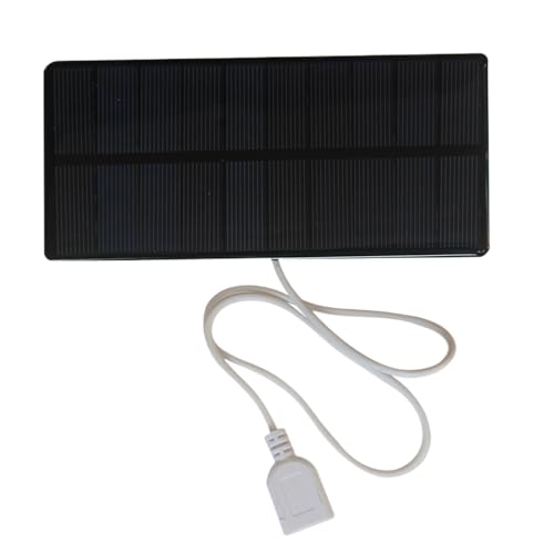 Solarpanel – tragbares Solarpanel-Ladegerät mit effizienter Außenbeleuchtung | kompaktes Camping-Solarpanel | Solar-Ladepanel ideal für Telefone, Elektrobanken Solarpanel – tragbares Solarpanel-Ladegerät mit effizienter Außenbeleuchtung | kompaktes Camping-Solarpanel | Solar-Ladepanel ideal für Telefone, Elektrobanken von Générique