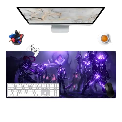 Solo Leveling Pretty Anime Mauspad für Büro, rutschsicher, strukturierte Oberfläche, 900 x 400 x 3 mm, für Computer, Gamer-Büro, Zuhause und Laptops (5) von Générique