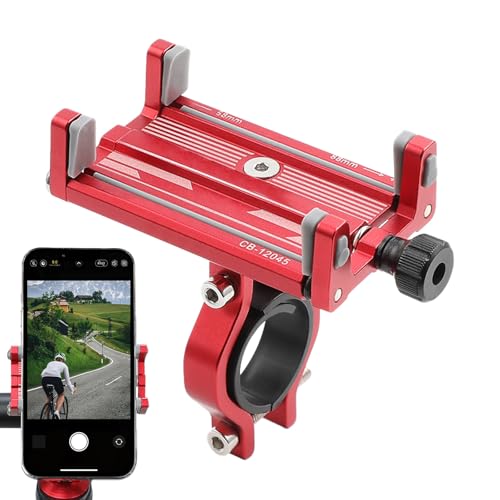 Telefonhalterung für Fahrradlenker – 360 ° drehbarer Krallenclip | Sichere Telefonhalterung für Smartphones von 2,3 bis 3,4 Zoll, ideal für Fahrräder, Motorräder und Navigation und Verwendung von Générique