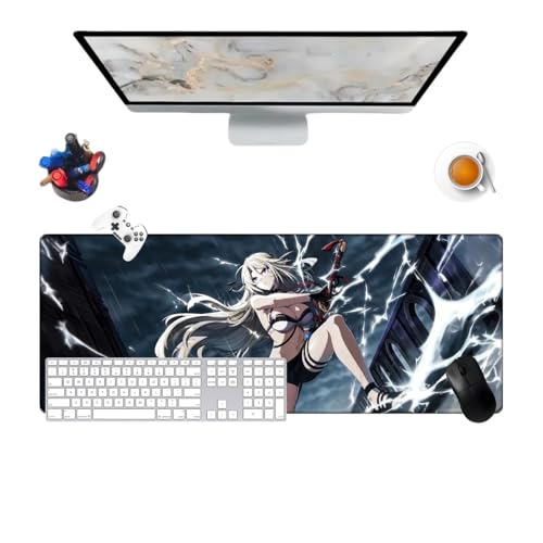 The Eminence in Shadow Anime-Mauspad, spezielle Oberfläche verbessert Geschwindigkeit und Präzision, rutschfestes Mauspad für Büro, strukturierte Oberfläche, 800 x 300 x 3 mm von Générique