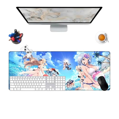 The Eminence in Shadow Anime Mauspad – spezielle Oberfläche verbessert Geschwindigkeit und Präzision, rutschfestes Mauspad für Büro, strukturierte Oberfläche, 800 x 300 x 3 mm (4) von Générique