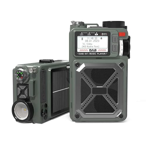 Tragbares Notfall-Radio, FM/AM/SW Notradio mit Aufladen des Solarradios, Dynamo, mit Handkurbel, mit Taschenlampe, LED-Leselampe, 4000 mAh, Powerbank SOS Alarm, Outdoor Camping Tragbares Notfall-Radio, FM/AM/SW Notradio mit Aufladen des Solarradios, Dynamo, mit Handkurbel, mit Taschenlampe, LED-Leselampe, 4000 mAh, Powerbank SOS Alarm, Outdoor Camping von Générique