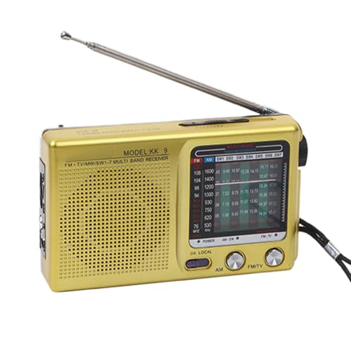 Tragbares Radio | batteriebetrieben mit leistungsstarkem Lautsprecher | Retro-Design, Empfang und klarer Klang für Zuhause, Outdoor, Reisen, Schule und unterwegs Tragbares Radio | batteriebetrieben mit leistungsstarkem Lautsprecher | Retro-Design, Empfang und klarer Klang für Zuhause, Outdoor, Reisen, Schule und unterwegs von Générique