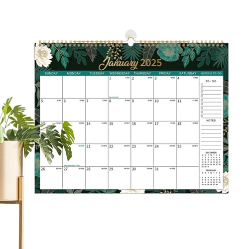 Wandkalender 2025, Wandkalender 2025 - Monatskalender von Januar 2025 bis Dezember 2025 - 15 x 11 Zoll, Wandkalender 2025, 365 Tage täglicher Aufzeichnungskalender für die e Wandkalender 2025, Wandkalender 2025 - Monatskalender von Januar 2025 bis Dezember 2025 - 15 x 11 Zoll, Wandkalender 2025, 365 Tage täglicher Aufzeichnungskalender für die e von Générique