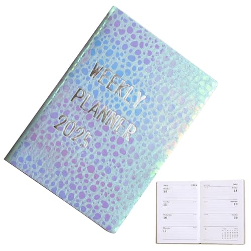 Weekly Monthly Planner, Small A7 Planner, 2025 Terminplaner Book, Pocket Daily Planner, Wochenplaner, Monthly Planner 2025, Day Designer Planner, Planner für Erwachsene von Générique