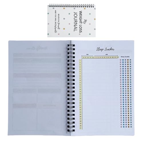 Weight Loss Journal, Health Tracker Fitness Log Book, Eco-Friendly Goal Task Diet Track, Fortschrittliche Monitoring Data, Wellness Planner für Männer, Frauen & Ernährung, 95 g Weight Loss Journal, Health Tracker Fitness Log Book, Eco-Friendly Goal Task Diet Track, Fortschrittliche Monitoring Data, Wellness Planner für Männer, Frauen & Ernährung, 95 g von Générique