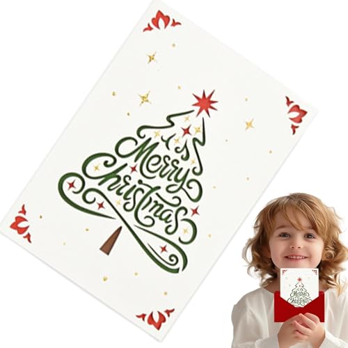 Weihnachtsgrußkarten, Grußkarten mit Umschlägen | Kreative Weihnachtskarten für Frohe Feiertage Karten - Weihnachtsgrußkarten, vielseitige Grußkarten für Zuhause, Schule und zwischendurch Weihnachtsgrußkarten, Grußkarten mit Umschlägen | Kreative Weihnachtskarten für Frohe Feiertage Karten - Weihnachtsgrußkarten, vielseitige Grußkarten für Zuhause, Schule und zwischendurch von Générique