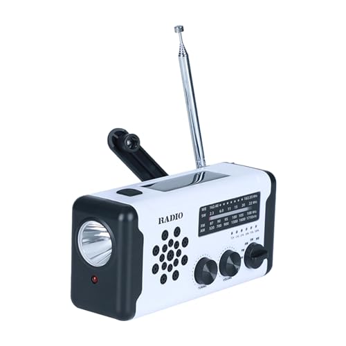 Wetterradio USB / Handkurbel / Solarbetrieben, SOS-Alarm, AM/FM, Telefon-Ladegerät, Wetterwarn-Taschenlampe, ausgezeichneter Empfang für den Außenbereich und für Notfälle im Innenbereich und Wetterradio USB / Handkurbel / Solarbetrieben, SOS-Alarm, AM/FM, Telefon-Ladegerät, Wetterwarn-Taschenlampe, ausgezeichneter Empfang für den Außenbereich und für Notfälle im Innenbereich und von Générique