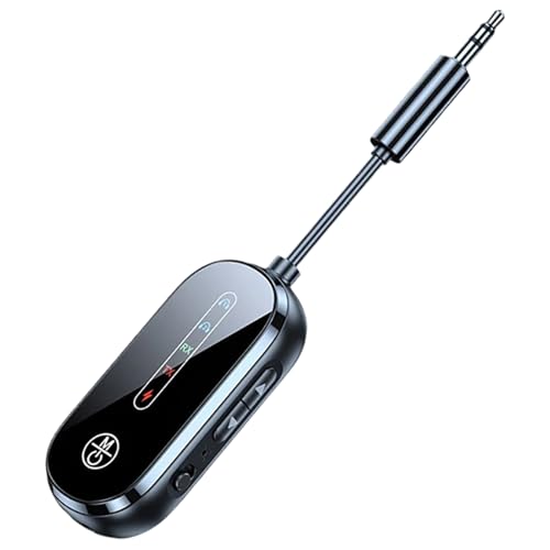 Wireless Transmitters, Car Transmitter Tool, 5.12 x 1.14 x 0.51 Zoll 2-in-1 Digital Display, 3,5 mm Audio Receiver, Tragbares Reise-Set für Plane, Computer, Traveling, Headphones Wireless Transmitters, Car Transmitter Tool, 5.12 x 1.14 x 0.51 Zoll 2-in-1 Digital Display, 3,5 mm Audio Receiver, Tragbares Reise-Set für Plane, Computer, Traveling, Headphones von Générique