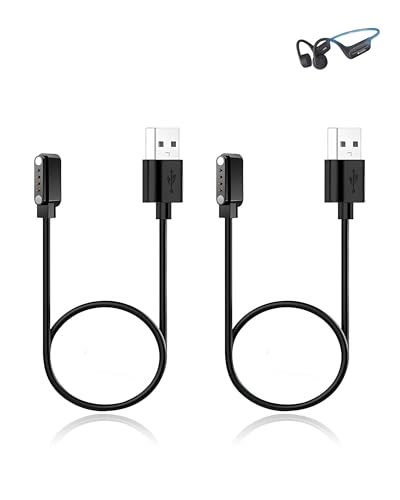 (2 Pack) Ladekabel für Voistek - Knochenleitungs-Kopfhörer, Magnetisches Ersatz-Ladekabel Kompatibel mit Voistek von Generisch
