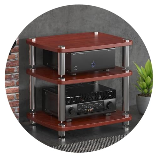 1/2/3/4-lagiges HiFi-Audio-Schrank, HiFi-Ständer, Plattenspieler, MDF-Ständer, Audio-Rack mit stoßdämpfenden Füßen, Endstufe, Regal, Geräteschrank 1/2/3/4-lagiges HiFi-Audio-Schrank, HiFi-Ständer, Plattenspieler, MDF-Ständer, Audio-Rack mit stoßdämpfenden Füßen, Endstufe, Regal, Geräteschrank von Generisch