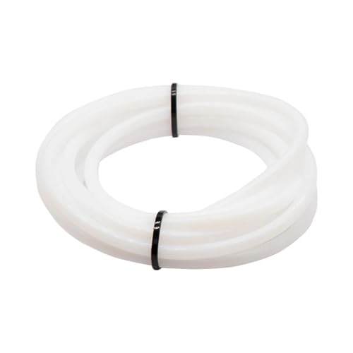1/2/5/10 Meter 2x4mm ID 2mm OD 4mm PTFE-Rohr for 3D-Druckerteile Rohr J-Kopf 1,75mm Filamentführungsrohr(White,10M) von Generisch