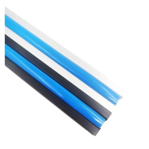 1/5 Meter 20/30/40/45 Serie 6 mm/8 mm/10 mm Flachdichtung for Aluminiumprofil Weiche Schlitzabdeckung/Panel 3D-Drucker C-Strahlmaschine(Blue,6mm 5M) von Generisch