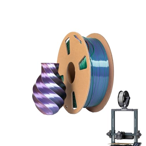 1,75 mm Pla Opaco Filament | PLA+ 1,75 mm Filament | Pla undurchsichtiges Filament von | 1 kg 3D -Druckerfilament, das nicht verwirrt ist, 3D -Druckerzubehör für 3D -Drucker von Generisch