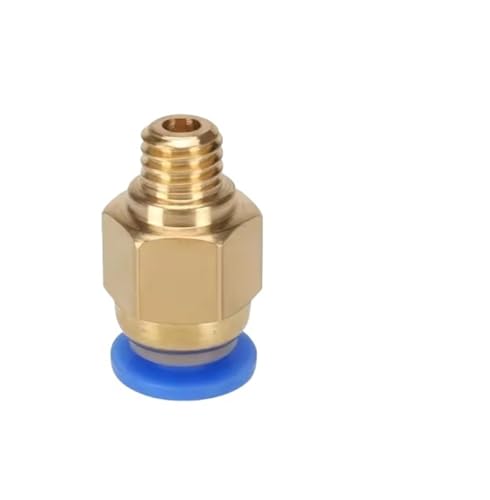 10 stücke Pneumatische Anschlüsse for 3D Drucker Teile Schnell Jointer Koppler 1.75/3mm Rohr Pc4 M6 M10 Armaturen PTFE Rohr 2/4mm(Violet) von Generisch