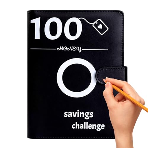 100 Umschläge Geldspar-Challenge-Ordner | Spar-Challenge-Set im A5-Format mit Geld-Organizer-Umschlägen | Budget-Ordner, Geld-Organizer 100 Umschläge Geldspar-Challenge-Ordner | Spar-Challenge-Set im A5-Format mit Geld-Organizer-Umschlägen | Budget-Ordner, Geld-Organizer von Generisch