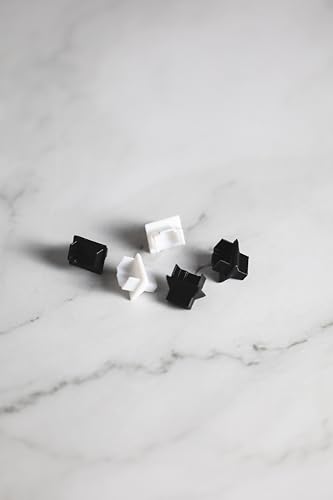 10x Staubschutzkappen für Netzwerk-Ports – 3D-gedruckte Abdeckungen für Switch, Router, Modem, RJ45 (Grau) von Generisch