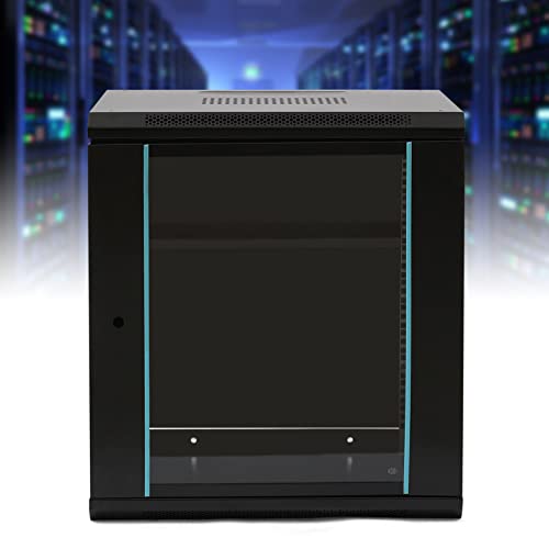12U Server-Rack zur Wandmontage für Heimbüro, 450 mm tiefes Datennetzwerk-Speicherregal für Computerausrüstung von Generisch