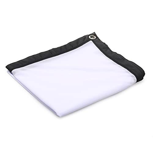 150-Zoll-Projektor-Leinwand, Breitbild, 16:9, tragbare Projektionsleinwand, knitterfrei, faltbar, für Innen- und Außenbereich, Filmleinwand für Home Office von Generisch