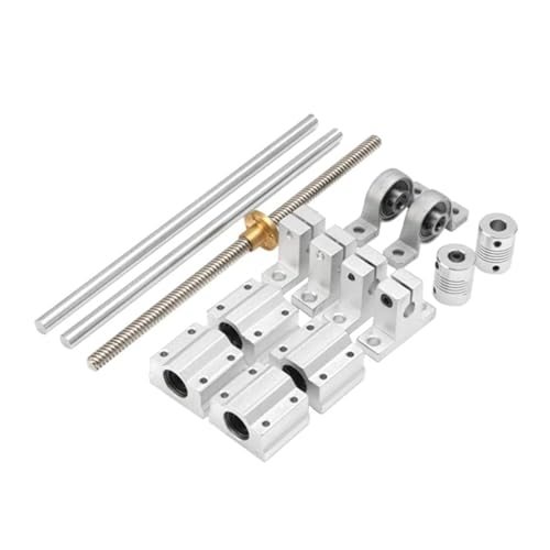 15Pcs 400Mm Optische Achse Guide Lager Gehäuse Linear Schiene Welle Unterstützung Schrauben Set 15Pcs 400Mm Optische Achse Guide Lager Gehäuse Linear Schiene Welle Unterstützung Schrauben Set von Generisch