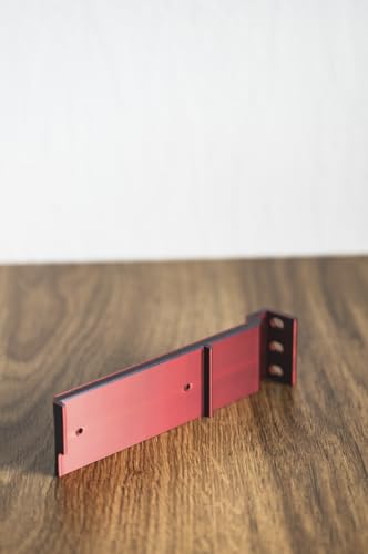 1U (1HE) Rack Halterung für Intel NUC – Kompakte 3D-gedruckte Halterung für 10" oder 19" Serverschrank – Home Lab Mini-PC Mount (Weiß) von Generisch