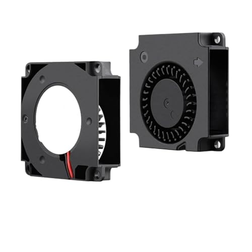 2 STÜCKE 40mm 3D-Druckerlüfter 12V 24V 5V 4010 Gebläse Druckerkühlungszubehör DC-Turbo-Gebläse Radiallüfter 40x40x10mm(5V Two Ball 7500RPM) von Generisch