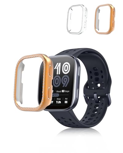 2 Stück,für Amazfit Bip 6 Schutzhülle TPU, Wearable Clip-Design passt bequem ohne abzufallen, präzise Löcher, Anti-Fall & Anti-Kratzer, waschbar,Rosegold&,Transparent 2 Stück,für Amazfit Bip 6 Schutzhülle TPU, Wearable Clip-Design passt bequem ohne abzufallen, präzise Löcher, Anti-Fall & Anti-Kratzer, waschbar,Rosegold&,Transparent von Generisch