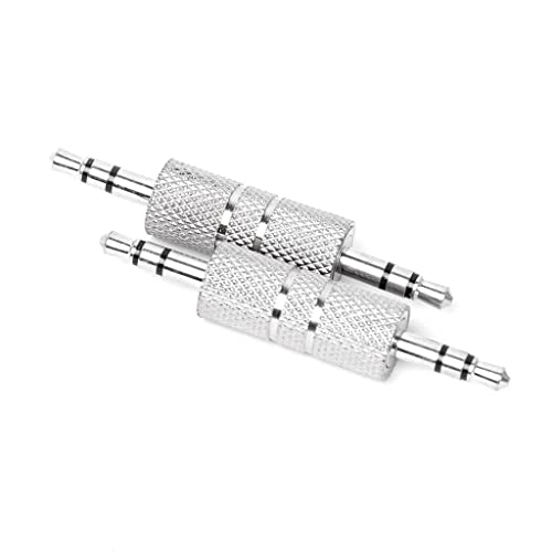 2 x 3,5-mm-Stereo-Stecker auf 3,5-mm-Stecker, Audio-Kopfhörer-Adapter, Klinken-Kupplung von Generisch