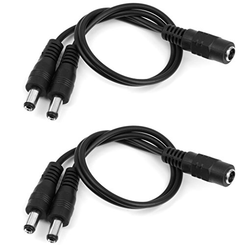2 x DC5,5 x 2,1 mm 1 Buchse auf 2 Stecker-Adapter, Netzkabel-Adapter 2 x DC5,5 x 2,1 mm 1 Buchse auf 2 Stecker-Adapter, Netzkabel-Adapter von Generisch