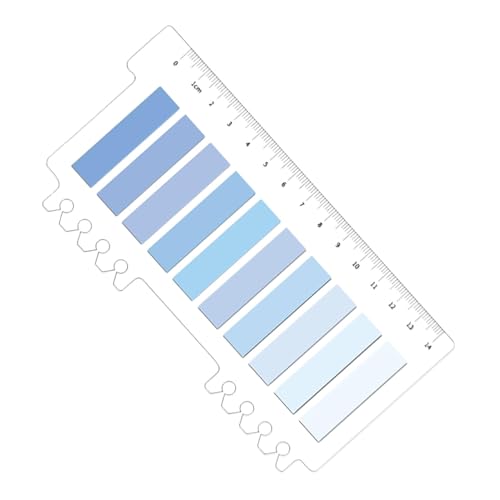 200 Stück Haftnotizen – 4,4 x 1,1 cm selbstklebende Notizblöcke | Farbige Seitenindex-Tabs, Klebemarker | Notizbuch-Textstreifen für Schüler und Lehrer, Sammelalbum, Dateien von Generisch
