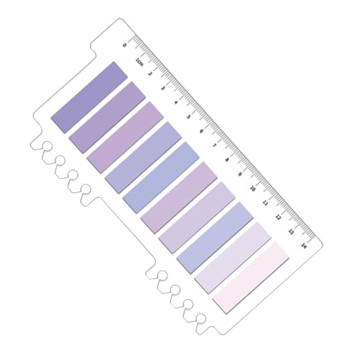 200 Stück Haftnotizen – 4,4 x 1,1 cm selbstklebende Notizblöcke | Farbige Seitenindex-Tabs, Klebemarker | Notizbuch-Textstreifen für Schüler und Lehrer, Sammelalbum, Dateien von Generisch
