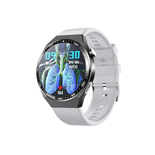 2025 Fitness Uhr Damen - 𝐁𝐥𝐮𝐭𝐳𝐮𝐜𝐤𝐞𝐫𝐦𝐞𝐬𝐬𝐮𝐧𝐠 1.55" Gesundheitsuhr Damen Schrittzähler Anrufe Annehmen Und Tätigen Für Android Und IOS F8000525,GraySilicone 2025 Fitness Uhr Damen - 𝐁𝐥𝐮𝐭𝐳𝐮𝐜𝐤𝐞𝐫𝐦𝐞𝐬𝐬𝐮𝐧𝐠 1.55" Gesundheitsuhr Damen Schrittzähler Anrufe Annehmen Und Tätigen Für Android Und IOS F8000525,GraySilicone von Generisch