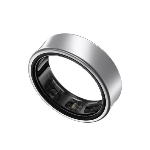 2025 Smart Ring, Mit Herzfrequenz/SpO2/Schlafmonitoring/Schrittzähler/Kalorienzähler Gesundheitsring Damen IPX8 Wasserdicht App Ohne Abonnement R70530,Silver-13# 2025 Smart Ring, Mit Herzfrequenz/SpO2/Schlafmonitoring/Schrittzähler/Kalorienzähler Gesundheitsring Damen IPX8 Wasserdicht App Ohne Abonnement R70530,Silver-13# von Generisch