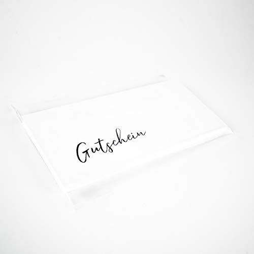 25 Stk. Gutscheinkarten, Geschenkgutschein Geburtstagsgutschein Gutschein (weiß) von Generisch
