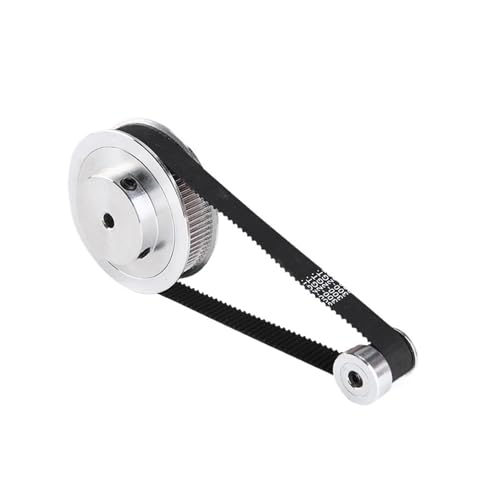 2GT Zahnriemenscheibensatz GT2 80 Zähne 20 Zähne 5 mm/8 mm/10 mm/12 mm Untersetzung 4:1/1:4 Breite 10 mm 20T:80T Kompatibel mit 3D-Druckerzubehör(2GT-10mm-850mm,20T6-80T12) von Generisch