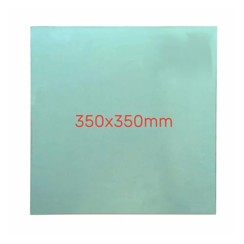 2er-Pack PEI-Blatt 350 x 350 mm 350 * 350 mm 3D-Druck-Baufläche mit 468MP-Klebeband, kompatibel mit 2.1-3D-Drucker(350x350x0.8mm) von Generisch