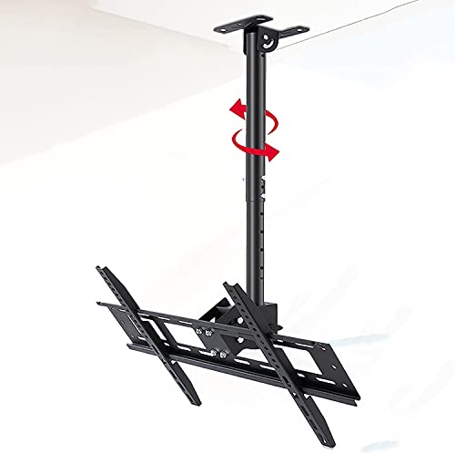 360° schwenkbar & neigbar Decken-TV-Halterung, höhenverstellbar für 40-70 Zoll Fernseher, Premium Schwenkhalterung, platzsparendes Design, einfache Installation, Unterstützung 360° schwenkbar & neigbar Decken-TV-Halterung, höhenverstellbar für 40-70 Zoll Fernseher, Premium Schwenkhalterung, platzsparendes Design, einfache Installation, Unterstützung von Generisch