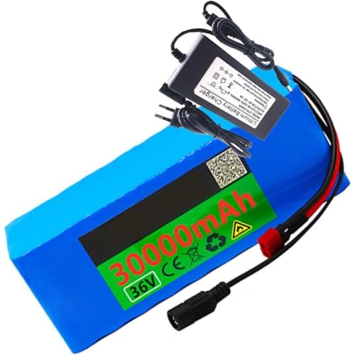 36V 30Ah Lithium E-Bike Akku Pack mit Ladegerät, hohe Kapazität & langlebig für 200-1000W Elektrofahrräder, verbessertes Fahrerlebnis von Generisch
