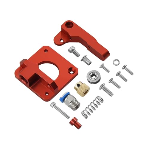 3D-Drucker, verbessertes MK8-Extruder-Antriebsvorschub-Kit aus Aluminium for Ender 3/3 Pro/3 V2, Ender 5/5 Pro/5 Plus, CR-10/10S(Upgrade Red Right,10PCS) von Generisch