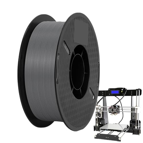 3D-Drucker-Filament, 1,75 mm PLA-Farbmaterial, glatte Textur, hochpräzises Seiden-PLA-Filament, 1 kg Spule, langlebiges 3D-Stiftzubehör, - und Schulprojekte (Regenbogen) von Generisch