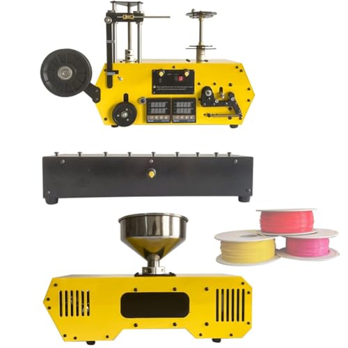 3D-Drucker-Filament-Extruder & Recycler, hohe Präzision mit automatischer Spulenwicklung, 500 G/H Ausgang, 400 ℃ für den Einsatz mit mehreren Materialien von Generisch