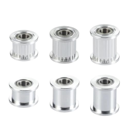 3D-Drucker-Teile, 1 Stück Umlenkrolle, 20 Zähne, Radbohrung 5 mm, Aluminium-Zahnradzähne(11mm without t,10 PCS) von Generisch
