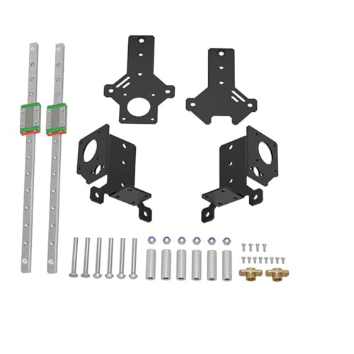 3D-Drucker-Upgrade-Zubehör, Dual-Extruder, Dual-Z-Achsen-Linearschienen-Upgrade, kompatibel mit Ender 3/Ender 3 Pro/Ender 3 V2(Daul Z Linear Rail) von Generisch