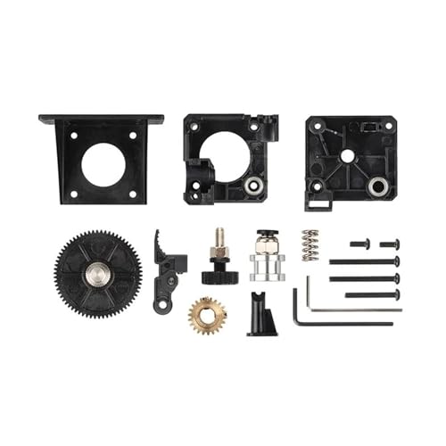 3D-Druckerteile, Extruder-Komplettkits, kompatibel mit V6 J-Kopf-Montagehalterung, 1,75 mm Filament(Black) von Generisch