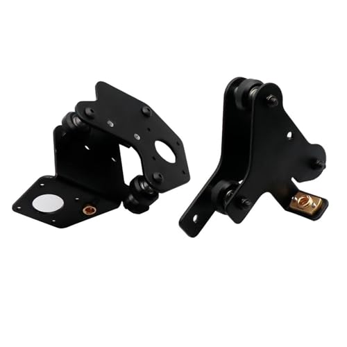 3D-Druckerteile Ender3 CR-10 S4/S5 X-Achsen-Motorhalterung Rechts/Links X-Achse Vorder-/Rückseite Motorhalterungsplatte mit Radmutter(Right And Left) von Generisch