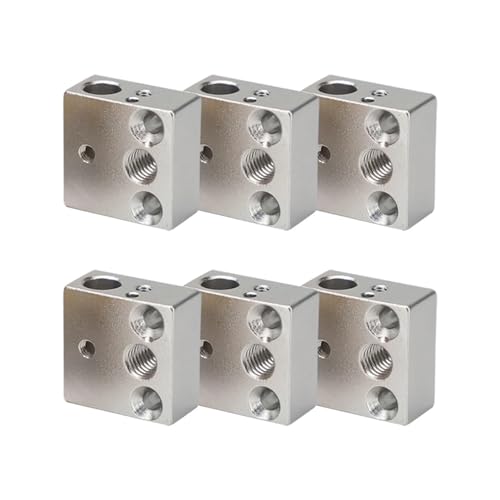 3D-Druckerteile Hotend-Heizblock Heizblock aus Aluminiumlegierung(Silver) von Generisch