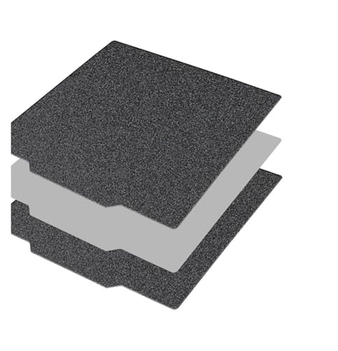 3D-Druckerteile PEI-Pulverbeschichtetes, mattiertes Federstahlblech Bauplattenbasis 220/235/310/410 mm Heizbettdruck(Black PEI no Base,310X310MM) von Generisch