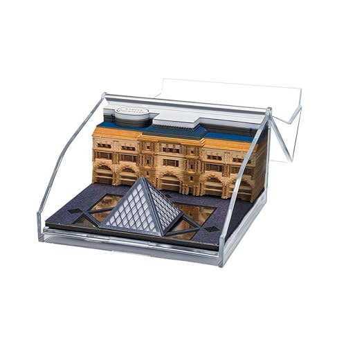 3D Notizblock Louvre Dreidimensionaler Notizblock Papier Notizen 2025 Kalender mit Geburtstag Zubehör Geschenk Schreibtisch Licht 3D Notizblock Louvre Dreidimensionaler Notizblock Papier Notizen 2025 Kalender mit Geburtstag Zubehör Geschenk Schreibtisch Licht von Generisch