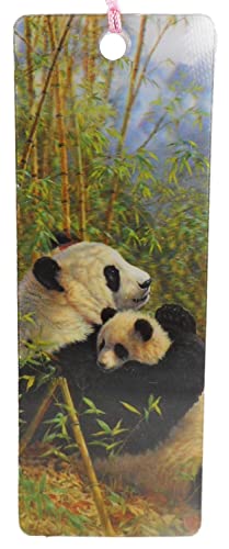 3D Wackel Lesezeichen Panda Bär Pandabär 15,5 cm Design Bookmark Deko GFTLZ 85 von Generisch